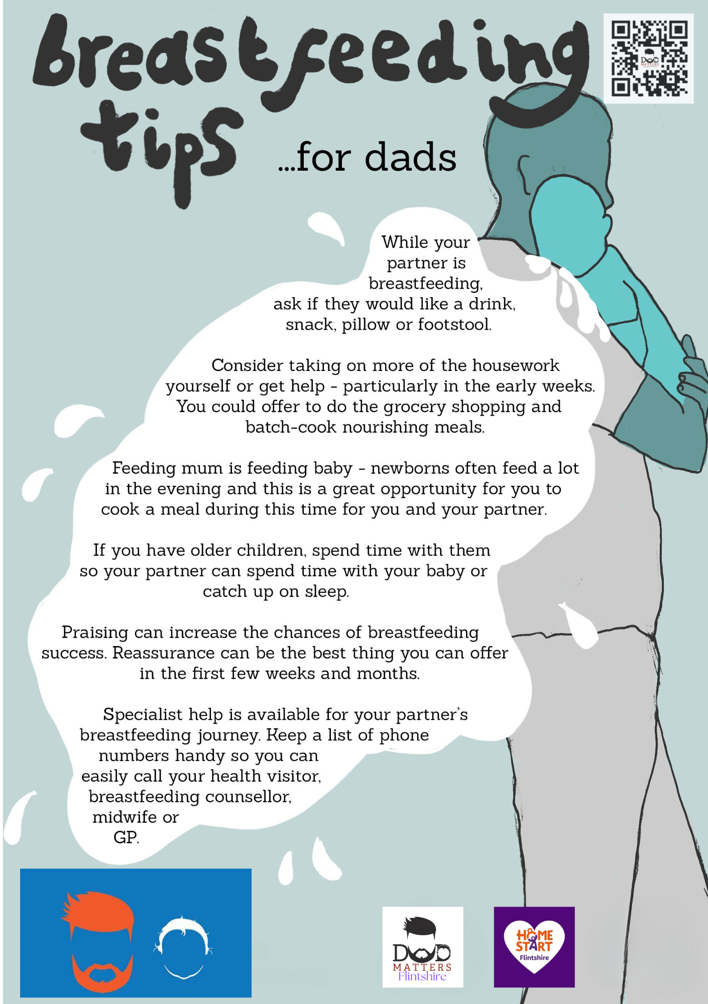 Breastfeeding tips for dads
