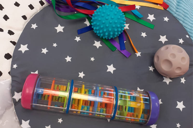 Balls and Rainmaker toys